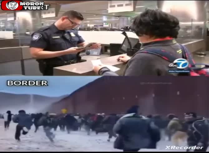 Video :Compared to migrants, you are crossing the border